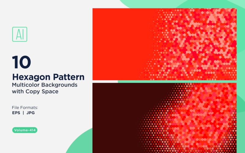 充满活力的蜜蜂图案背景，多种颜色和尺寸 414