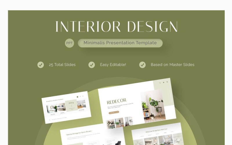 Redecor - Modello di PowerPoint per la progettazione degli interni
