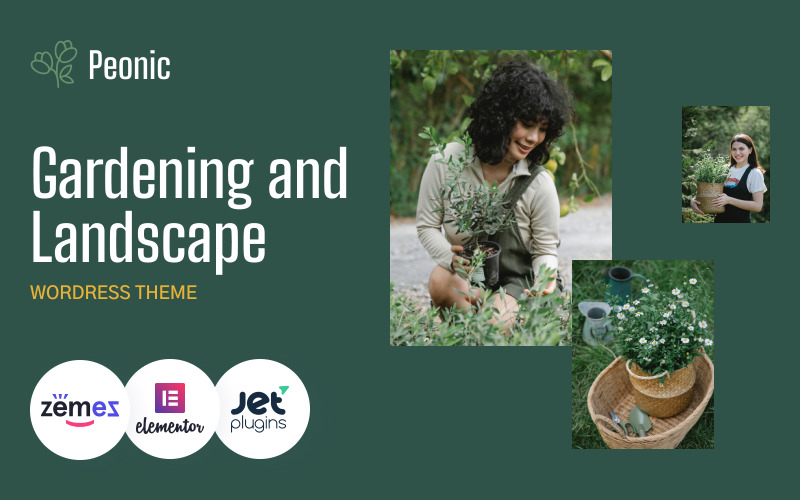 Peonic - Gardening and Landscape WordPress Theme