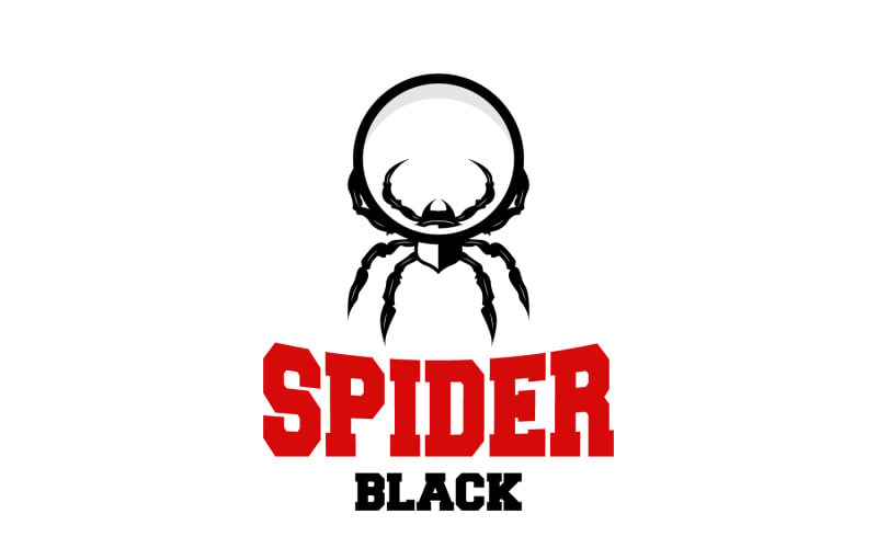 Logo d'araignée insecte animal vecteur premium v23