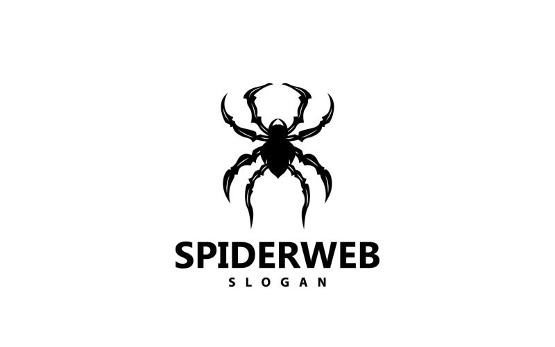 Ragno Logo Insetto Animale Vettore Premium V2