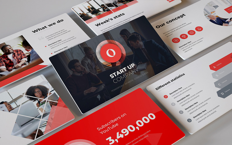 Initiieren - Marketing-Business-Google-Slides-Vorlage