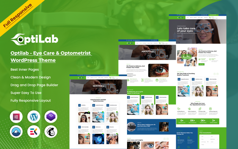 Optilab - Motyw WordPress dla Okulistyki i Optometrysty
