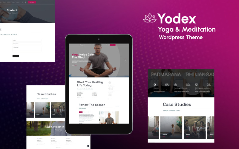 Yodex - Tema de WordPress para yoga y meditación