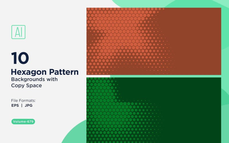 Dynamic Hexagon Pattern Background for Creative Projects 679