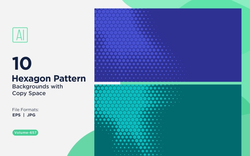 Fondo con patrón hexagonal dinámico para proyectos creativos 657