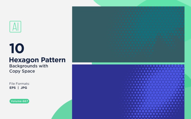 Fondo con patrón hexagonal dinámico para proyectos creativos 667