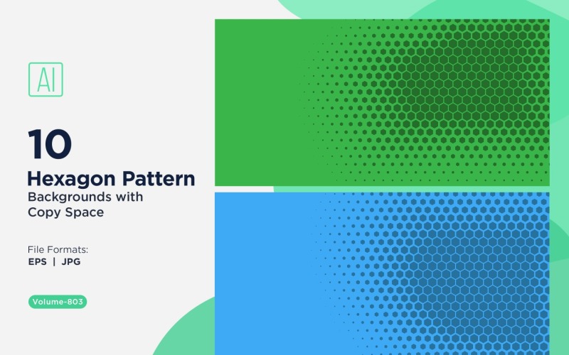 Fondo con patrón hexagonal dinámico para proyectos creativos 803