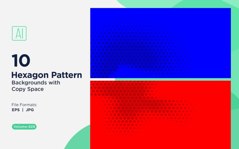 Fondo con patrón hexagonal dinámico para proyectos creativos 826