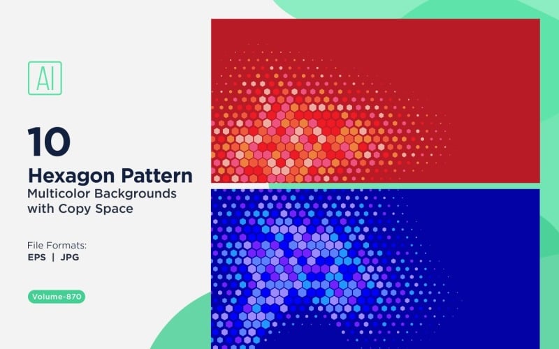 Яскравий візерунок медоносної бджоли в різних кольорах і розмірах 870