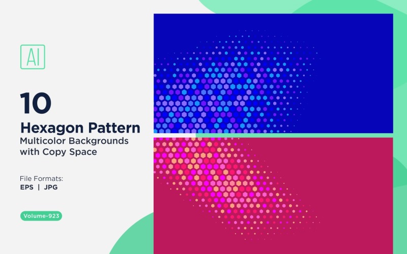 充满活力的蜜蜂图案背景，多种颜色和尺寸 923