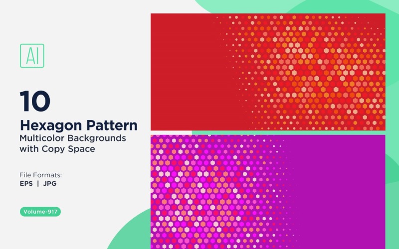 Çok Renkli ve Boyutlu Canlı Bal Arısı Desenli Arka Plan 917