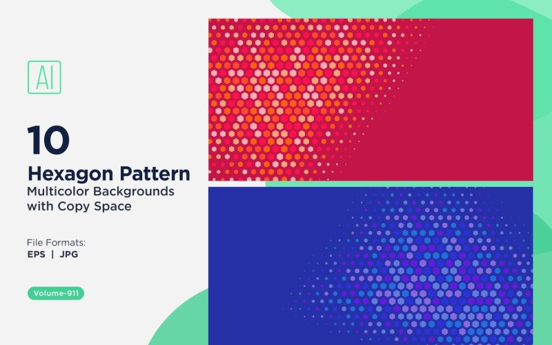 Fondo con estampado de abejas de miel vibrante en varios colores y tamaños 911