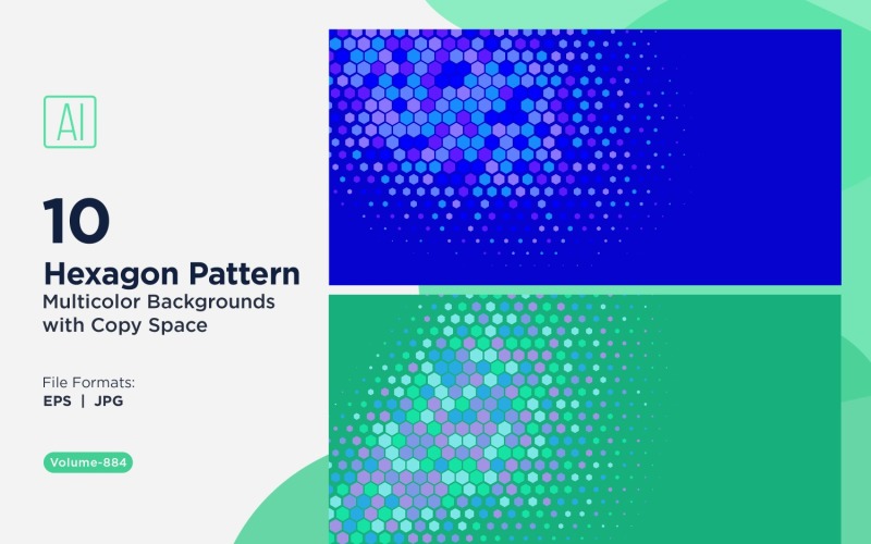 Fundo de padrão de abelha vibrante em várias cores e tamanhos 884