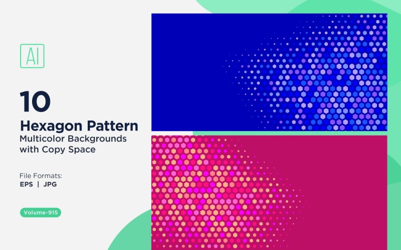 Levendige honingbij patroon achtergrond in meerdere kleuren en maten 915