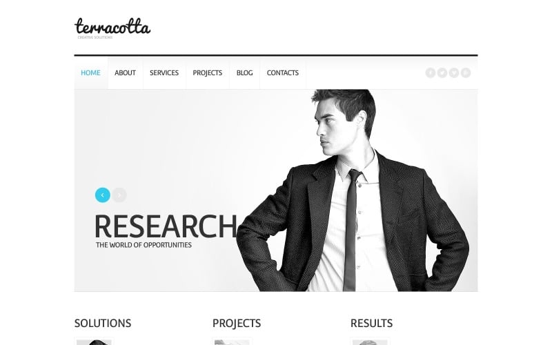 маркетинг бизнес wordpress тема