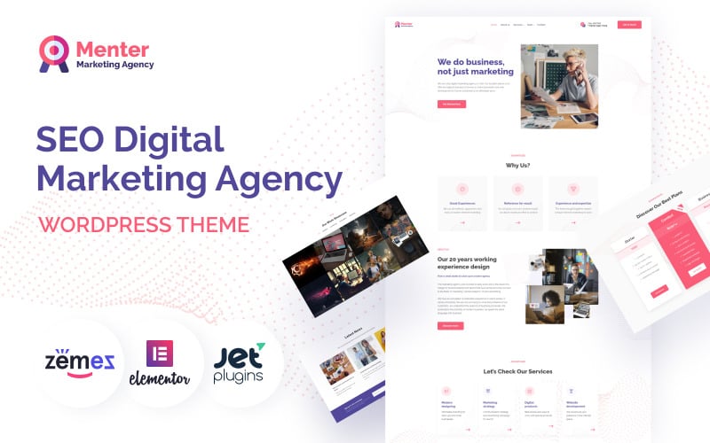 Menter - SEO Digital Marketing Agency WordPress Theme