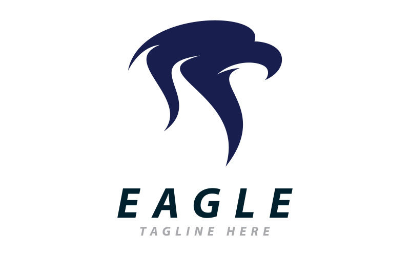 Eagle Logo Vector, Creative Eagle ikon Mall illustration V9