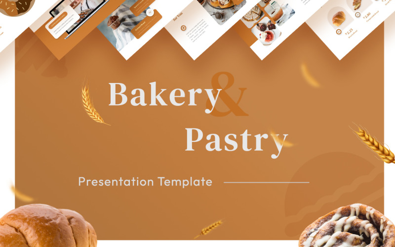 Eclaire – Bäckerei & Konditorei Google Slides-Vorlage