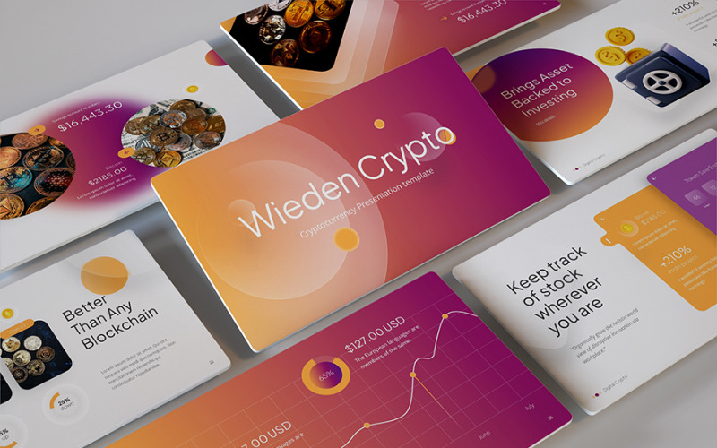 Wieden - Criptomoeda Google Slides Template