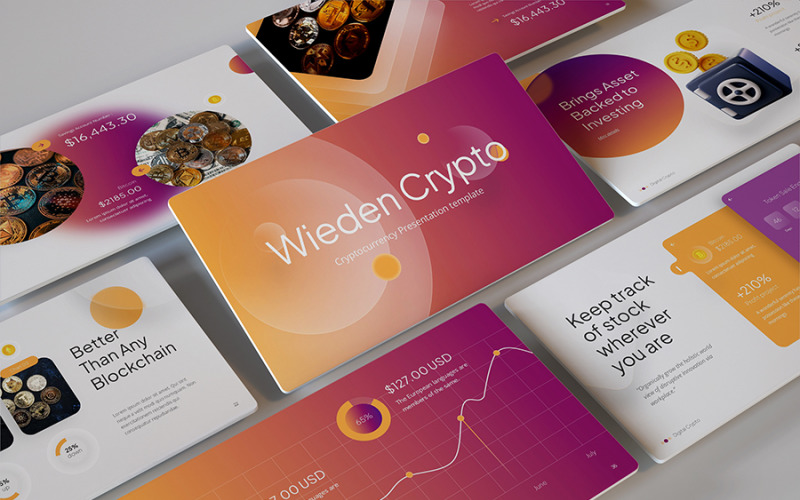 Wieden - Kripto Para Google Slayt Şablonu