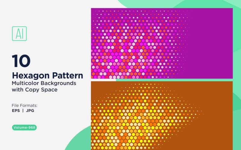 Levendige honingbij patroon achtergrond in meerdere kleuren en maten 968