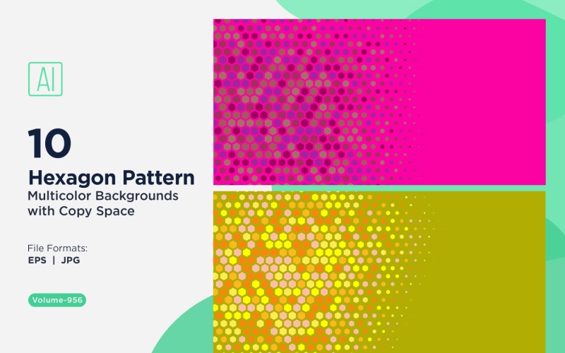 Sfondo con motivo ape vibrante in più colori e dimensioni 956