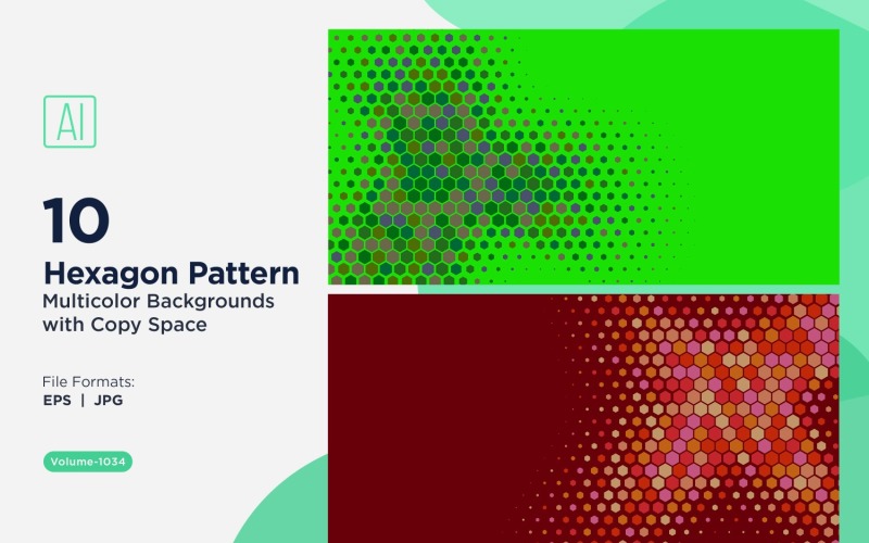 Fondo con estampado de abejas melíferas vibrantes en varios colores y tamaños 1034