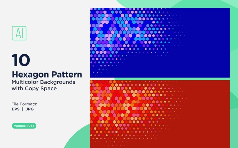 Lebendiger Honigbienen-Musterhintergrund in mehreren Farben und Größen 1033