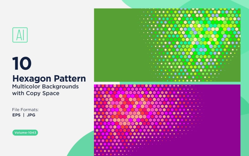 Levendige honingbij patroon achtergrond in meerdere kleuren en maten 1043