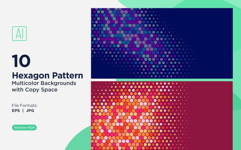 Pozadí vzoru zářivé včely medonosné ve více barvách a velikostech 1024