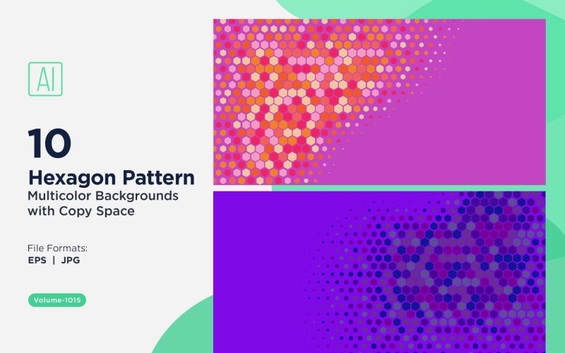 Zářivé pozadí vzoru včely medonosné ve více barvách a velikostech 1015