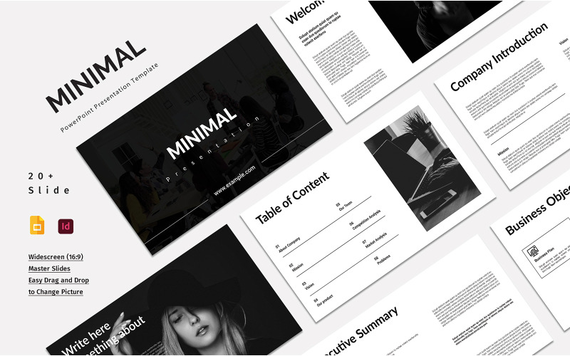 Minimal Business google dia bemutató