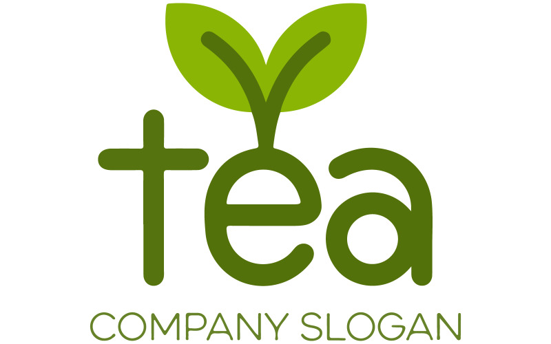 Um logotipo com a marca Tea