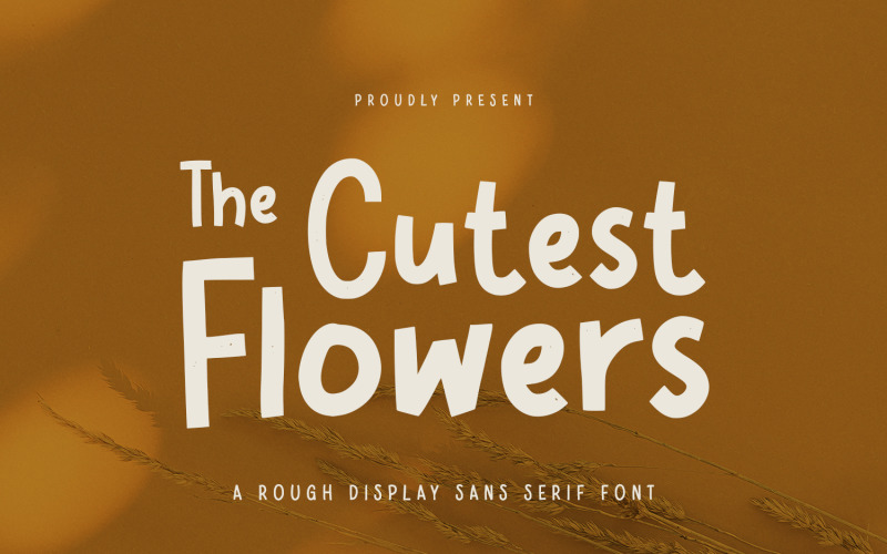 Sötaste blommor - Visa teckensnitt