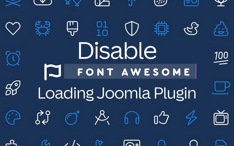 Disabilita il caricamento di Font Awesome Plugin Joomla GRATUITO