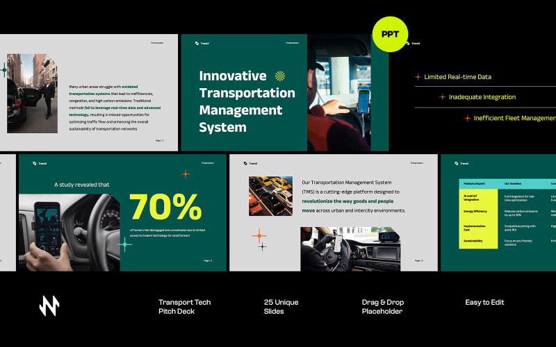 PowerPoint-presentatie over groen transport