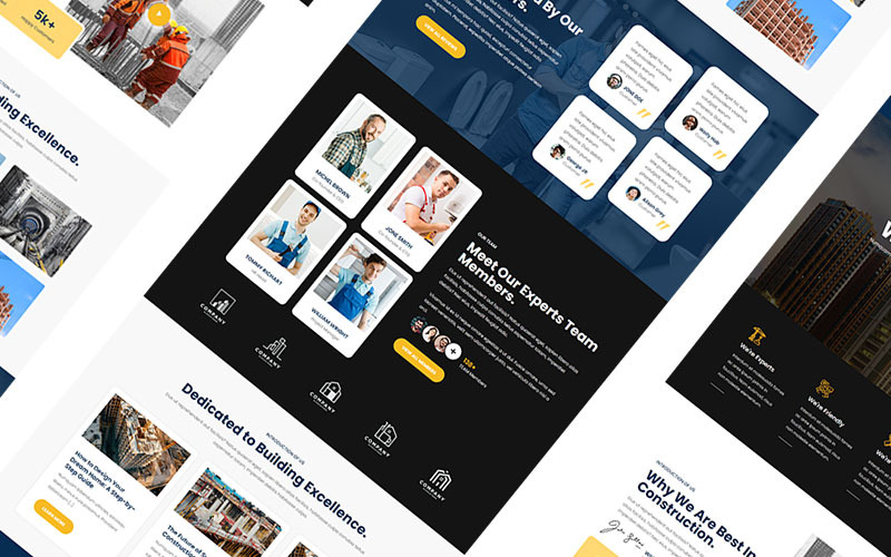 Marsh Builder Pro – Elementor Építőipari WordPress téma