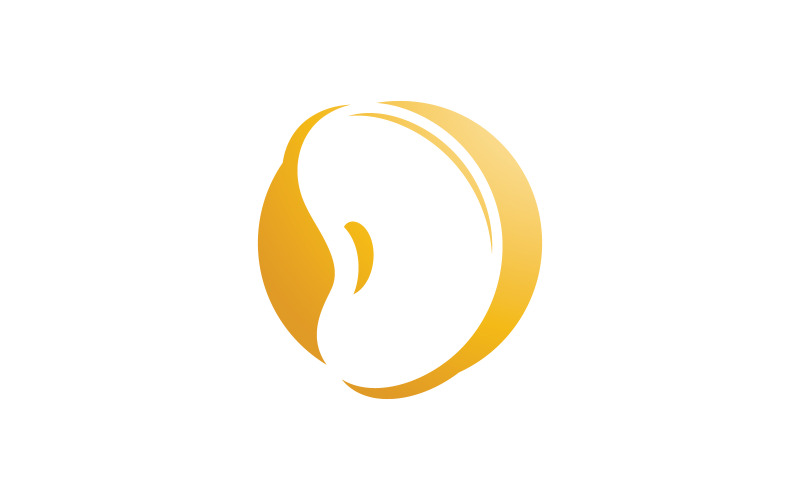 Соевый логотип векторный шаблон дизайна. Здоровая пища простая векторная иллюстрация V12