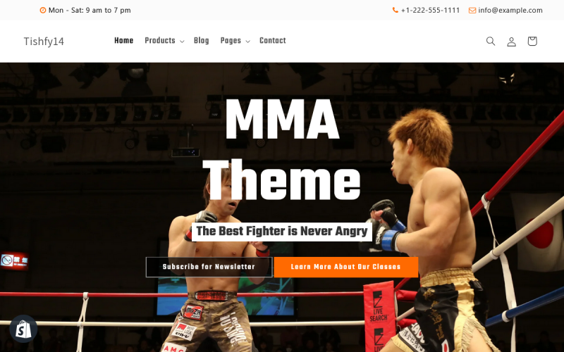 Tishfy14 - Martial Arts Shopify 2.0-thema
