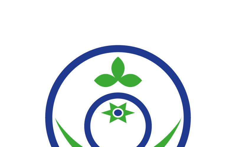 Logo del mirtillo. Mirtillo isolato su sfondo bianco