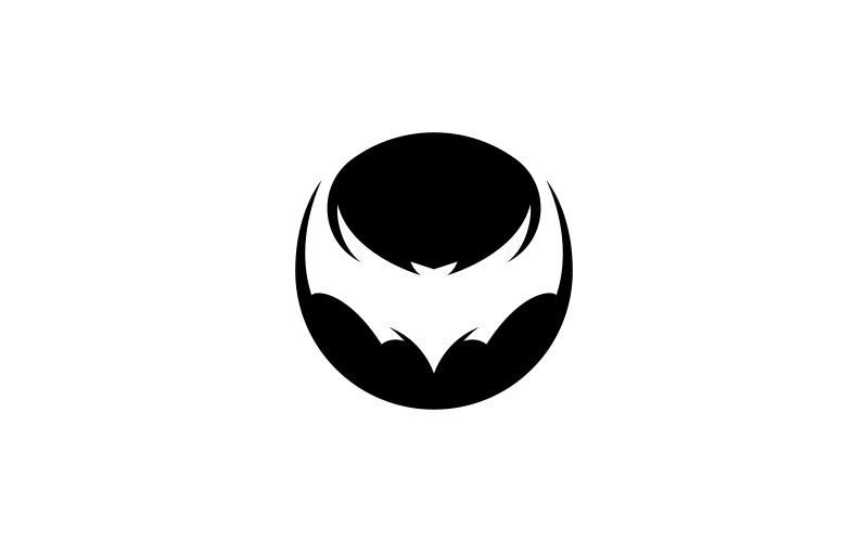 Modèle de logo de chauve-souris illustration vectorielle V9