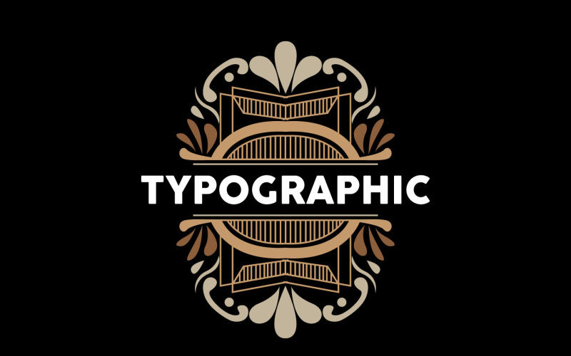 Decoratief vintage typografisch wenskaartontwerp V7