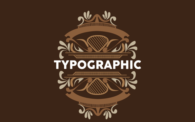 Dekorativ vintage typografi gratulationskort design V3