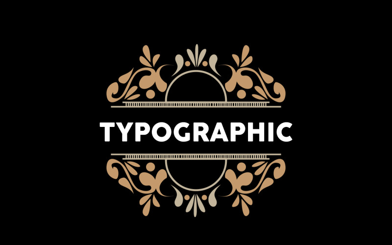 Design di biglietti di auguri con tipografia vintage decorativa V2
