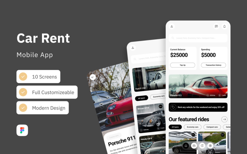 Heim - Autoverhuur mobiele app