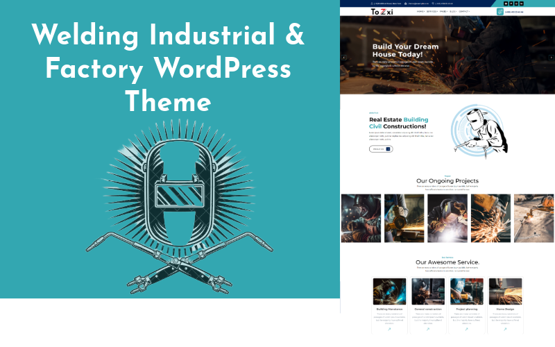 Loges - Tema de WordPress para soldadura industrial y de fábrica