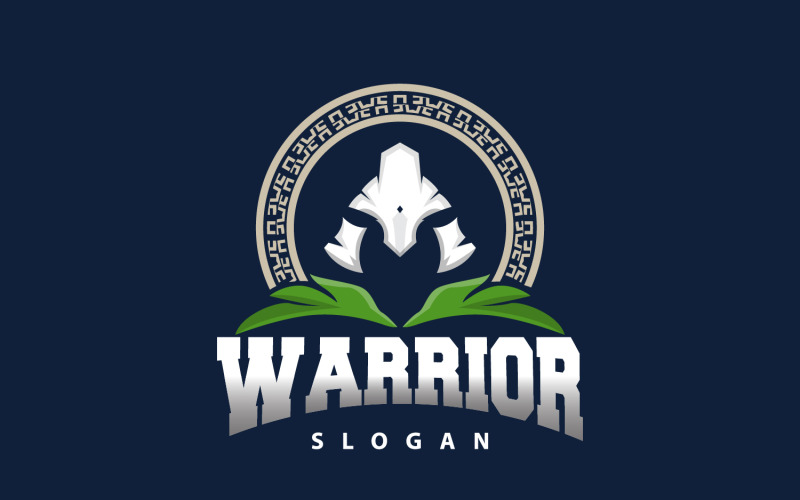 Logo Spartan Vector Guerrier Chevalier Soldat V4