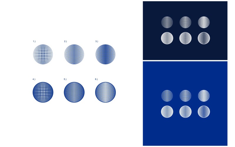 Set Global Sphere Halftone Logo