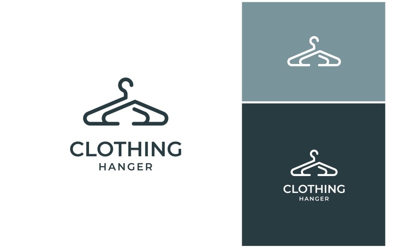 Hängare Kläder Mode Logotyp